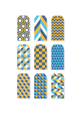 Set of tags. Vector illustration.のイラスト素材