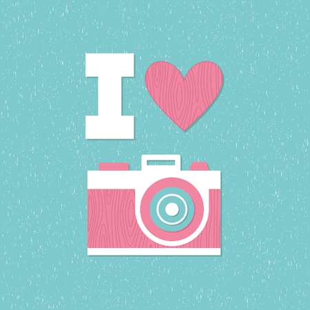 cute valentines day card. vector illustrationのイラスト素材