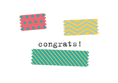 cute greeting card. vector illustrationのイラスト素材