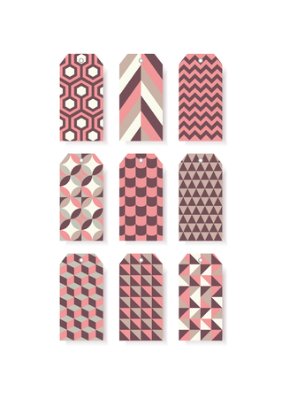 Set of tags. Vector illustration.のイラスト素材