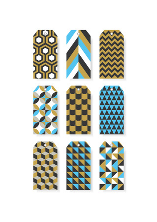 Set of tags. Vector illustration.のイラスト素材