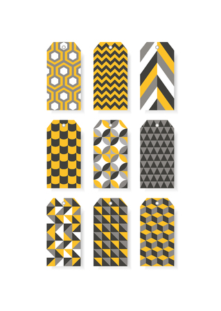 Set of tags. Vector illustration.のイラスト素材