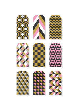 Set of tags. Vector illustration.のイラスト素材
