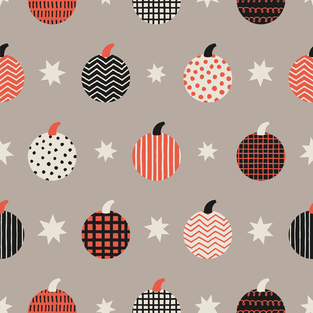 Fun Halloween seamless pattern design. Vector illustration.のイラスト素材