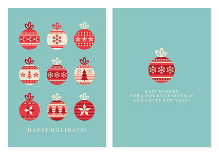 MERRY CHRISTMAS CUTE CARD DESIGN. VECTOR ILLUSTRATION.のイラスト素材