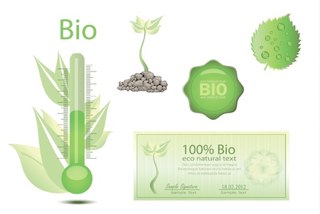 BIO thermometer  couponのイラスト素材