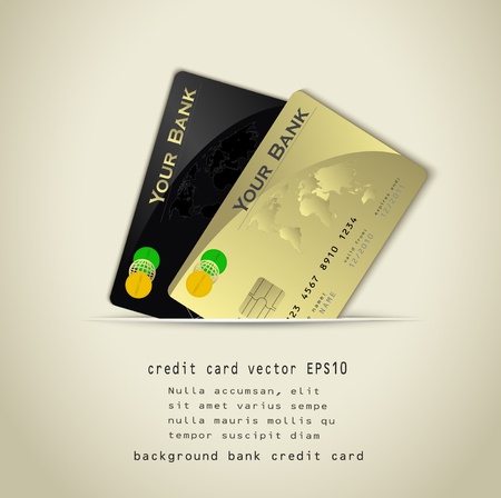 credit card backgroundのイラスト素材