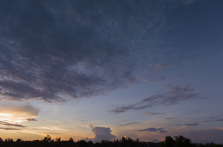 Sunset and sunrise sky backgroundの写真素材