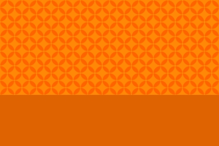 Bright Orange Circle Background Title Page