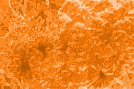Orange Tie-Dye Backgroundの写真素材