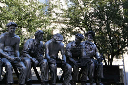 Iron workers on Lunch Break