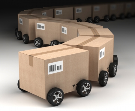 Shipping, logistics and delivery conceptの写真素材
