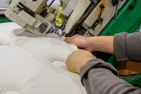 Production Block springs for mattresses. Pocket independent spring