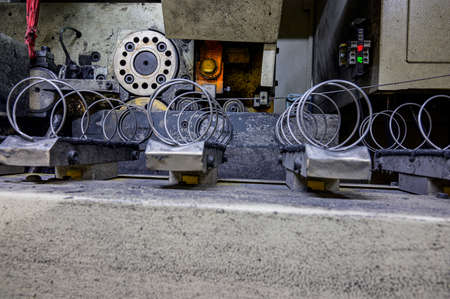 Production Block springs for mattresses. Pocket independent spring