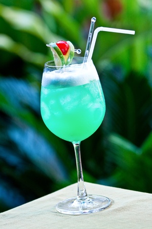 a glass of cocktailの写真素材