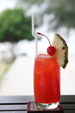 Cocktail on the tableの写真素材