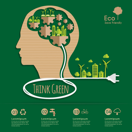 Environmental Systems Thinker.のイラスト素材