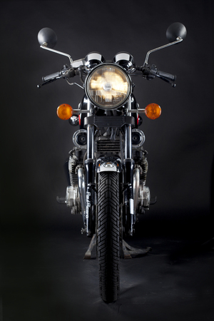 Motorcycle frontalの写真素材