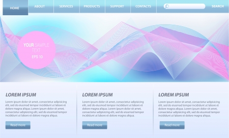 Web Design Website  Elementsのイラスト素材