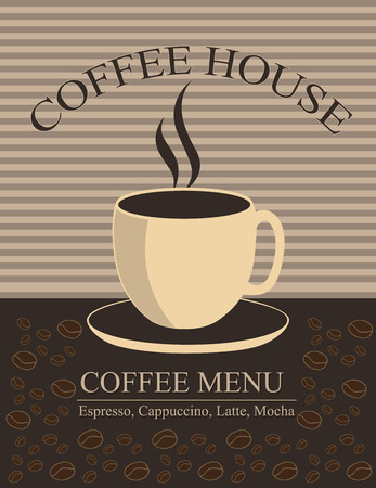 Menu for restaurant, cafe, bar, coffee houseのイラスト素材