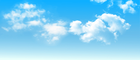 Background with clouds on blue sky. Blue Sky vectorのイラスト素材