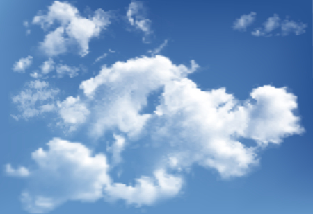 Background of clouds on blue sky.のイラスト素材