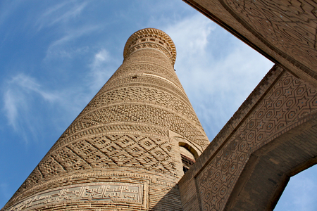 The Kalan minaret is known more properly as theの写真素材