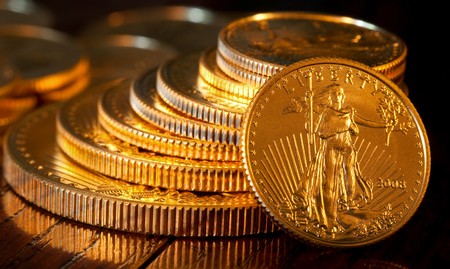 American eagle gold currency coins