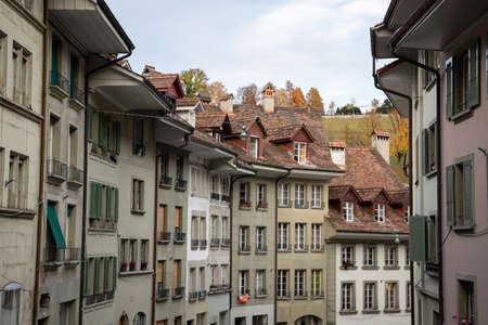 Bern Switzerland - 10.25.2020 View of Bern. Bernese architectureのeditorial素材