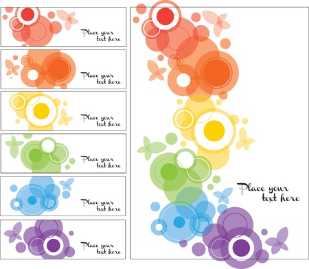Bubbles and Butterflies Illustrationのイラスト素材