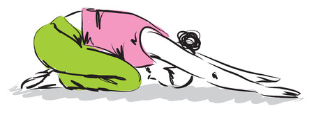 fitness illustration copyのイラスト素材