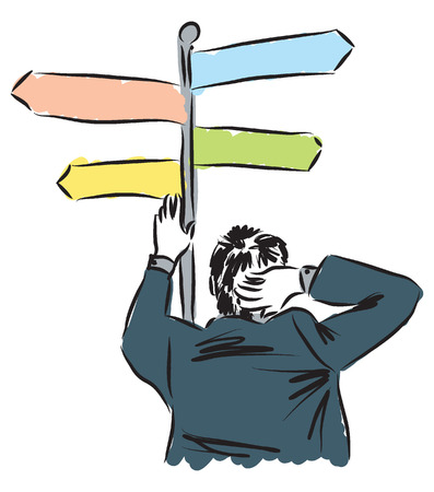 business man illustrationのイラスト素材