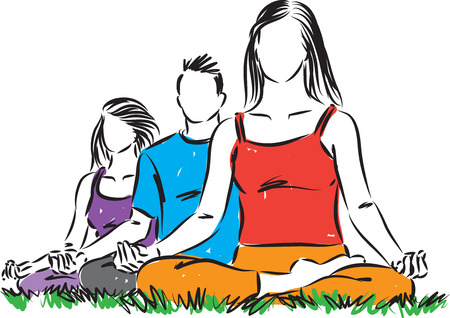 FITNESS 4 VECTOR IMAGE ILLUSTRATIONのイラスト素材