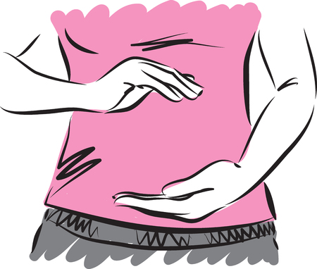 Fitness woman vector illustration 3のイラスト素材