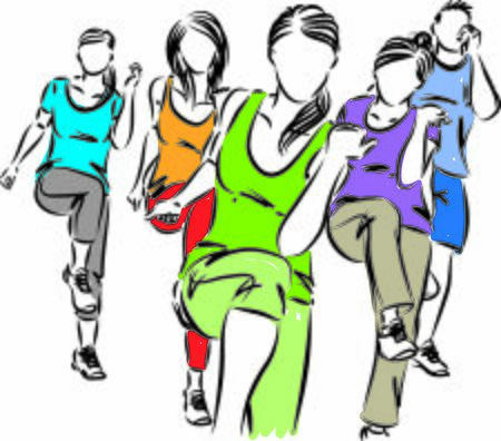 group of people fitness vector illustrationのイラスト素材