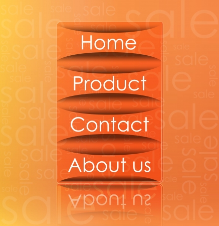 Illustration of transparent web element on sale backgroundのイラスト素材