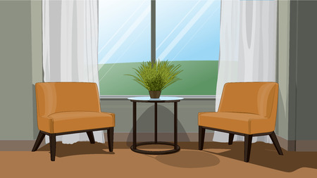 Living roomのイラスト素材