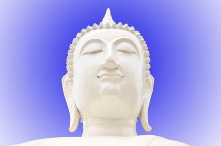 White Buddhaの写真素材