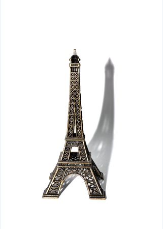 The shadow of eiffel towerの写真素材