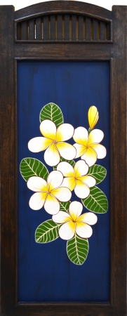 Flower paint hanging wall artの写真素材