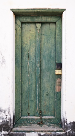 The old door thai styleの写真素材
