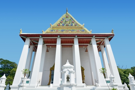 Wat Chaloem Phrakiat Worawihan Temple , Nontaburi , Thailand の写真素材