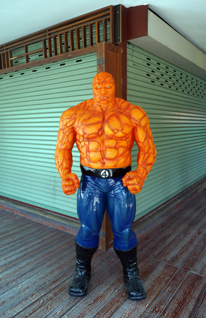 AYUTTAYA ,THAILAND- MAY 30, 2015 : The Thing model, he is member