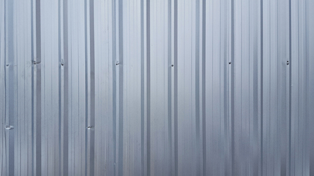 white metal corrugated texture surfaceの写真素材