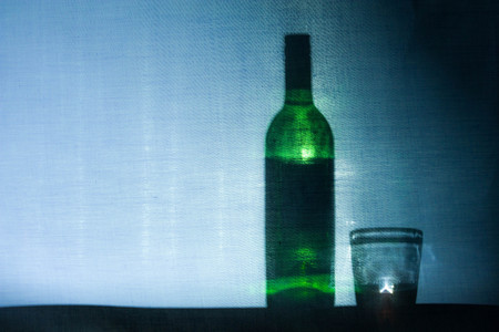 Shadow at look past canvases background.の写真素材