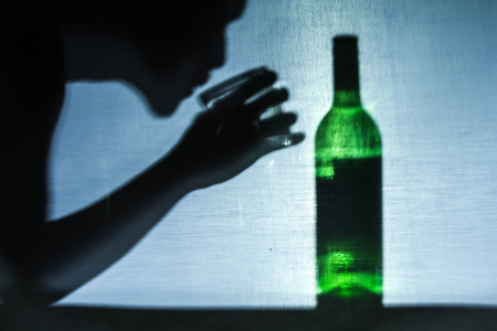 Shadow at look past canvases background.の写真素材