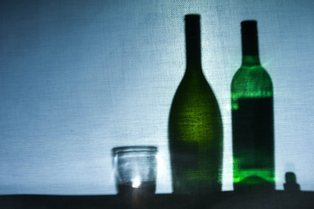 Shadow at look past canvases background.の写真素材