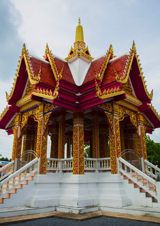 Tatnoi  Pagoda of beautiful  Buddhism in Thaland.の写真素材