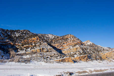 snow landscape mountains white cold ice