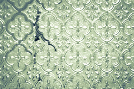 patterned glass backgroundの写真素材